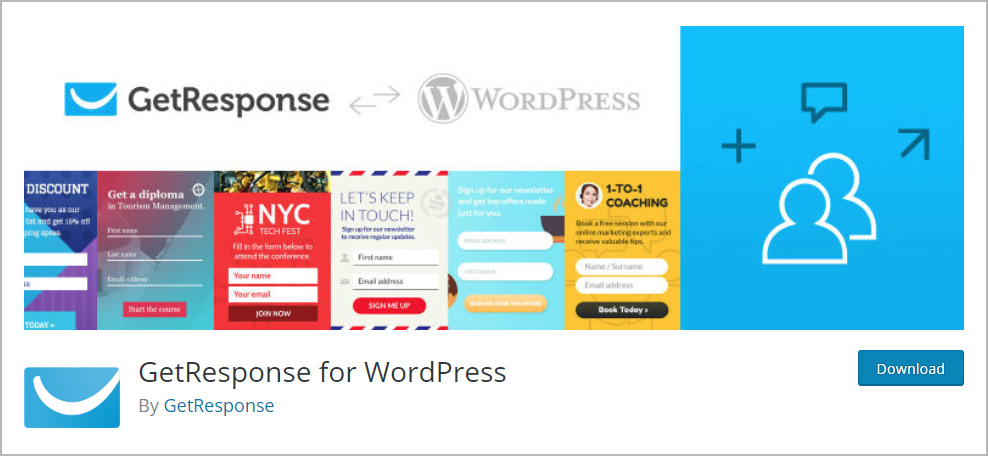 Getresponse WordPress integration